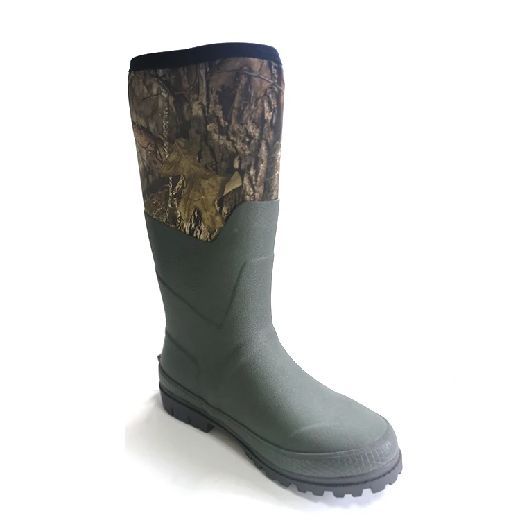 
High-Quality Wholesale Waterproof Neoprene Rubber Hiking Shoes Hunting Boots for Men 