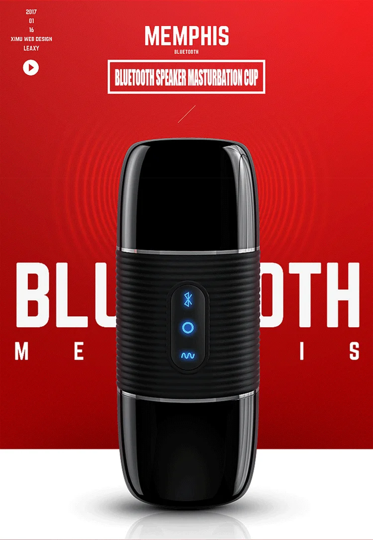 Bluetooth Speaker Masturbator Cup For Male Sex Masturbation Avions De