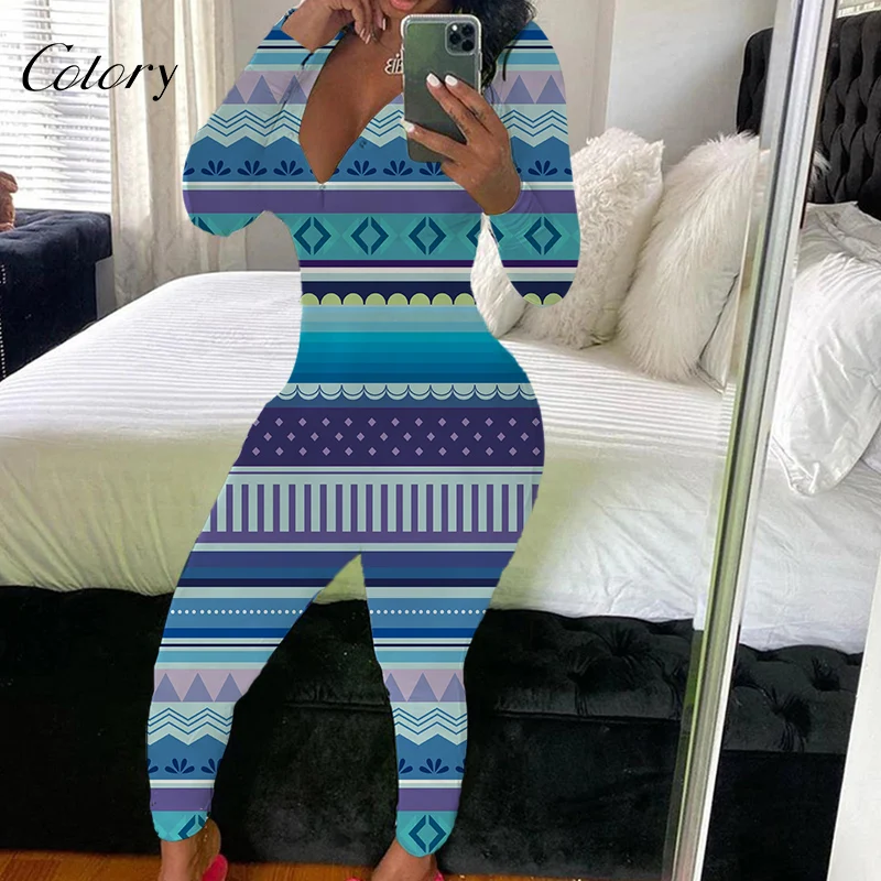 

Colory Knitted Infant Bell Bottom Romper Christmas Onesie Women, Picture shows