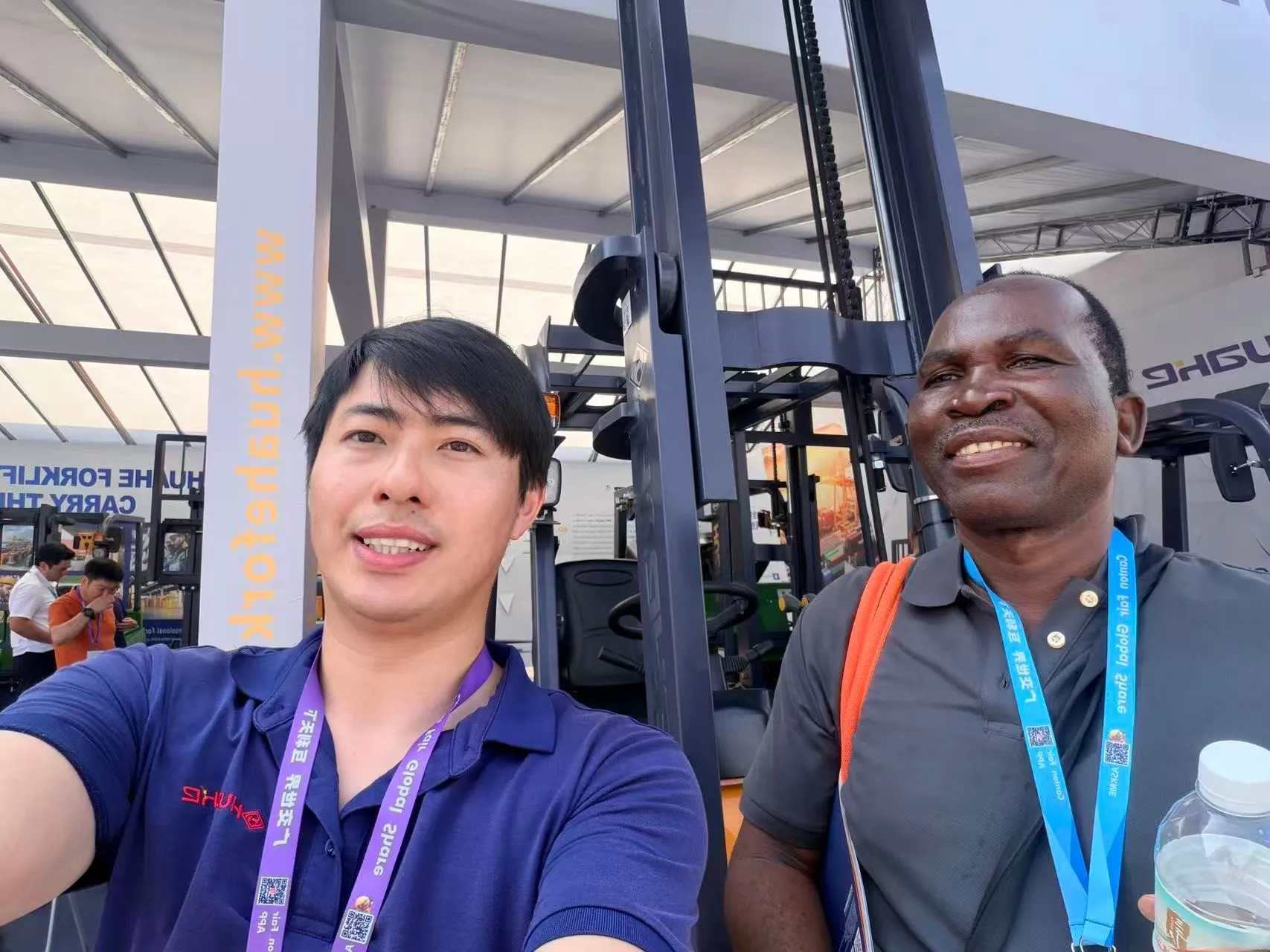 Lithium Forklift Customer Reception at Canton Fair