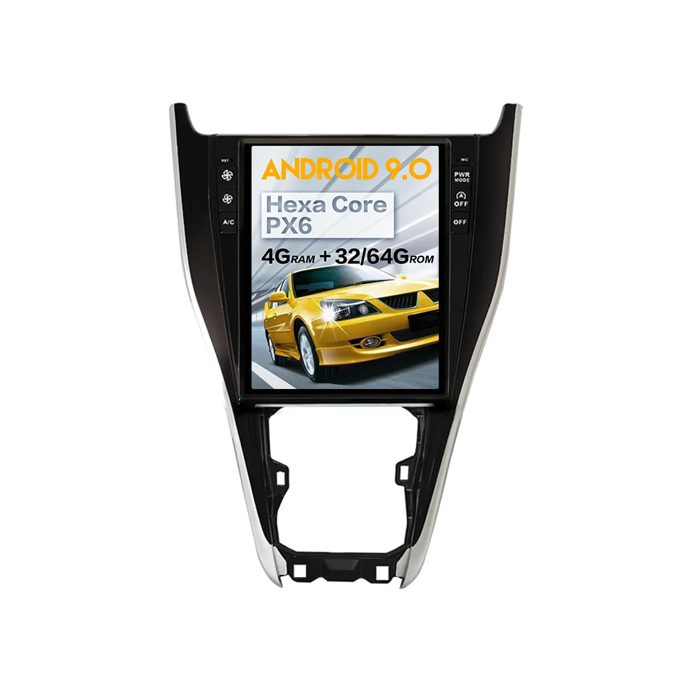 

Tesla Style Android 9.0 6 Core 4GB Car GPS Navigation For TOYOTA Harrier 2013-2018 Stereo Head Unit Multimedia Player Auto Radio