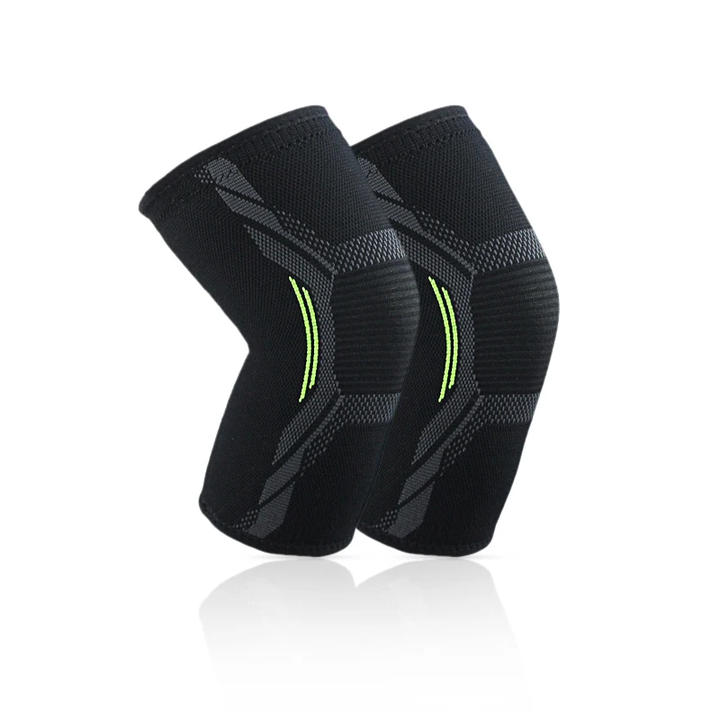

Ks-2071#High Quality Compression Sleeve Wraps Knee Support Sports Brace logo customized OEM, Black
