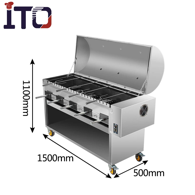 barbeque charcoal grill machine