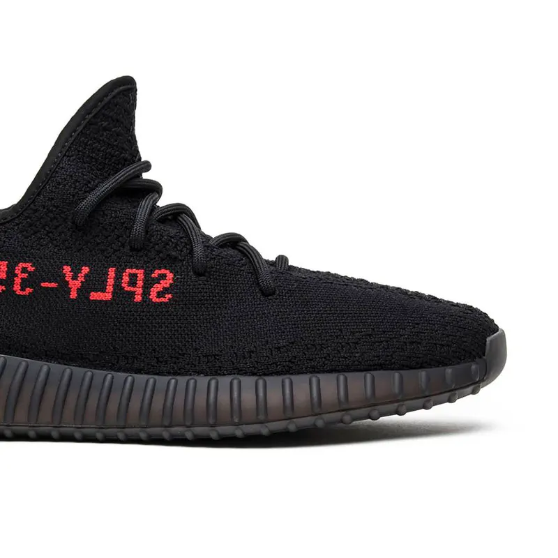 

Yeezy 350 V2 Black Red Bred Men Casual Sneakers Women Running Shoes Breathable Kanye West 1:1 High Quality with Logo and Box