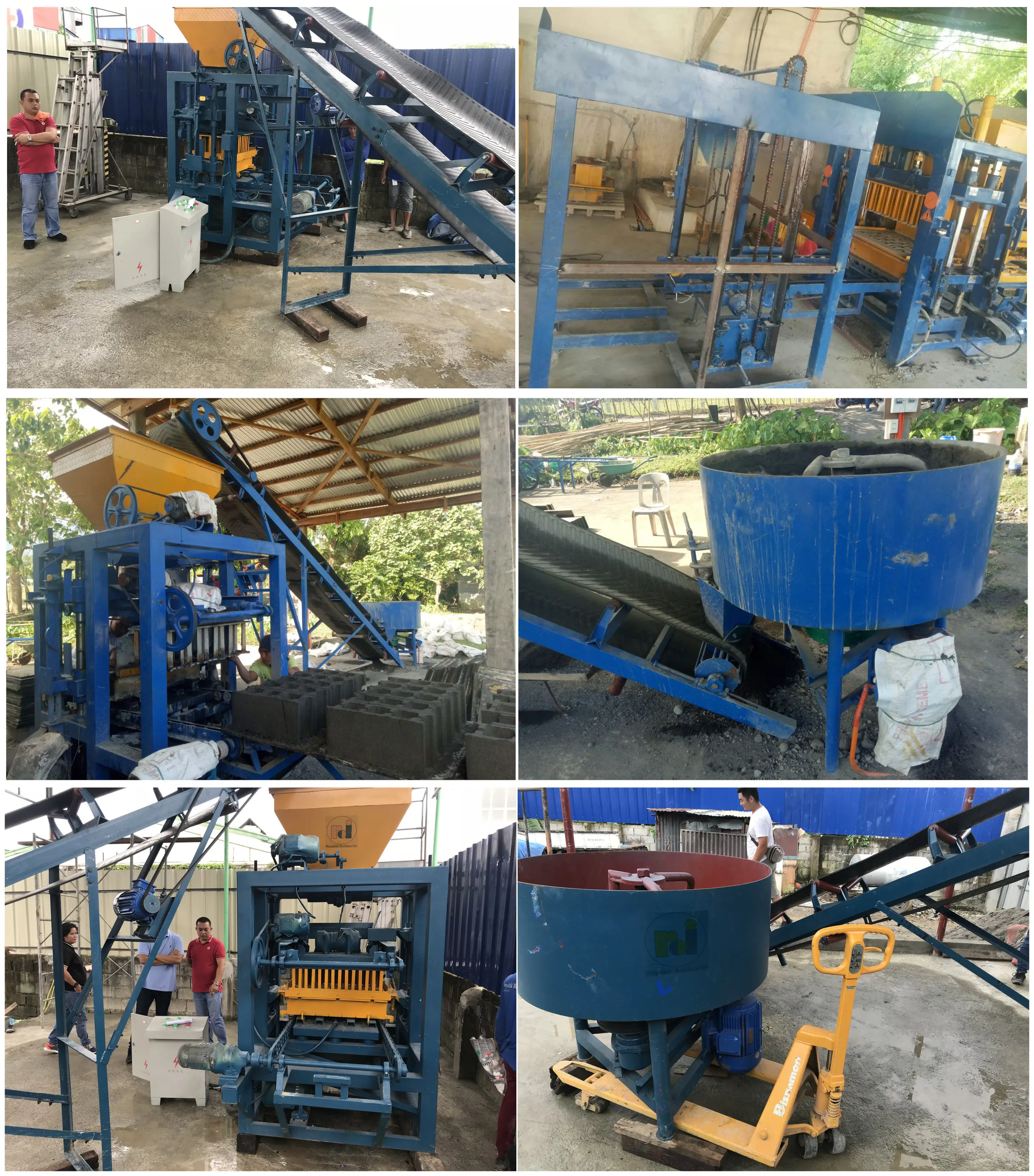 QT4-24 Ecological Concrete Brick Making Machine - High Capacity