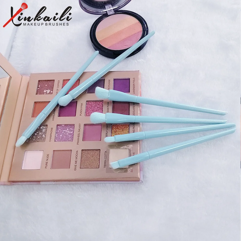 

New Candy-colored 6pcs eye makeup brush set, eye shadow brush, beauty tools