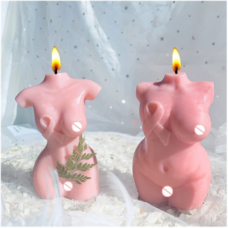 

Hot Sale 3D Fat Woman Body Silicone Candle Molds DIY Handmade Scented Candle Silicone Molds