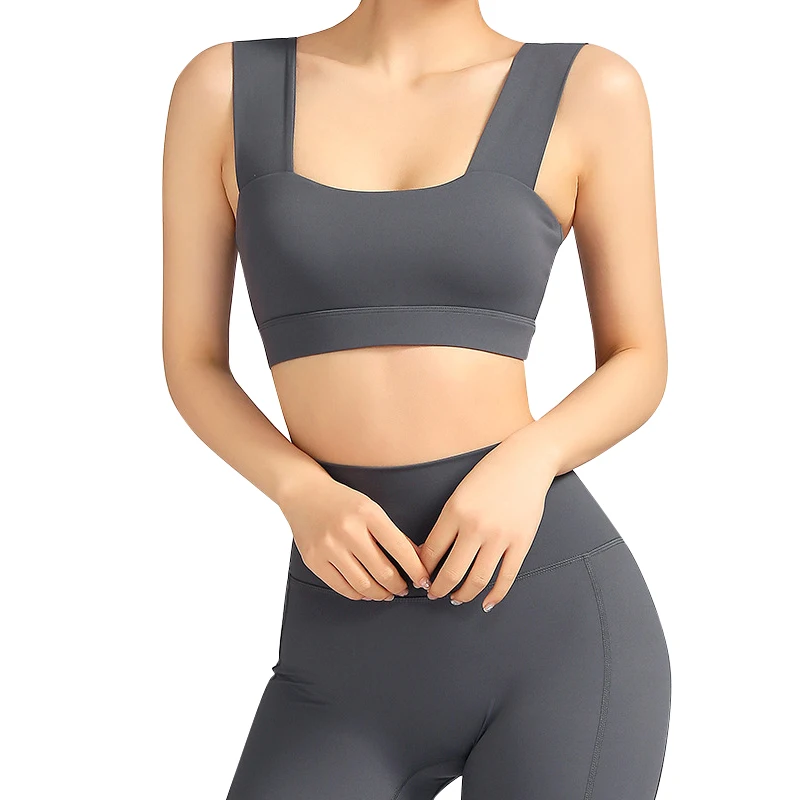 

Women Soft Compression Elastic Quick Dry Comfort Training Leggings Bra Set, Picture show