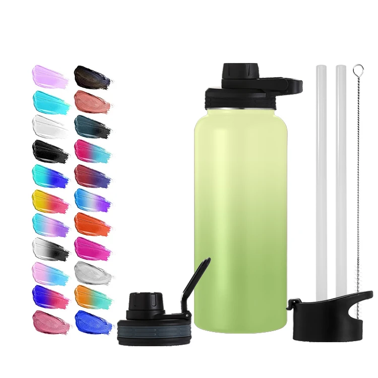 

Outdoor Stainless Steel Double Wall Vacuum Insulated Sports Water Bottle and Flask with Handle Lid