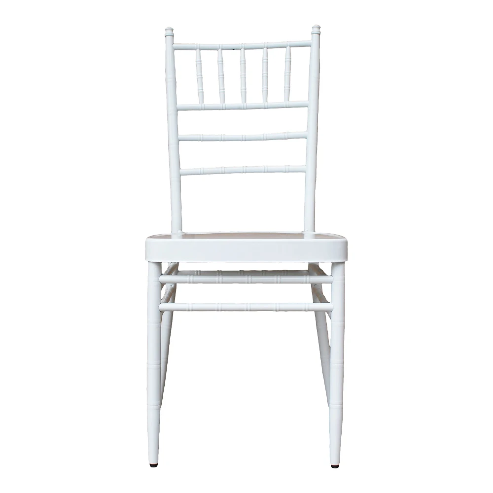 
new metal luxury white tiffany chivalry dining chair for restaurant and weeding 