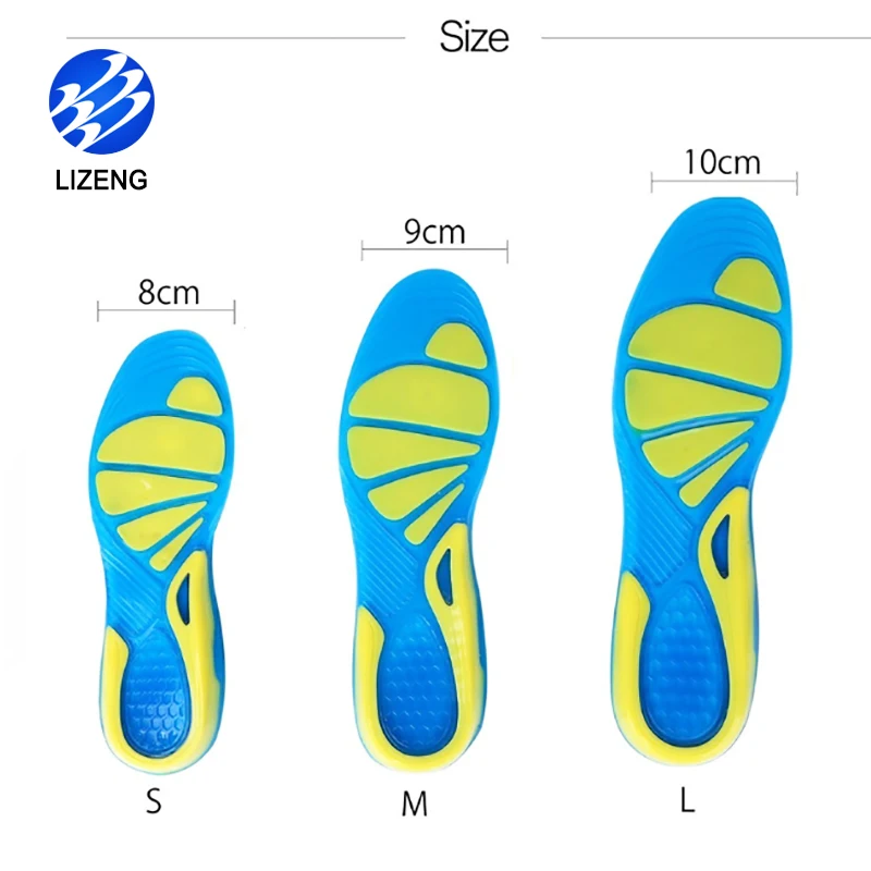 

Full Length Arch Support Comfort Gel Insoles For Your Feet, Blue