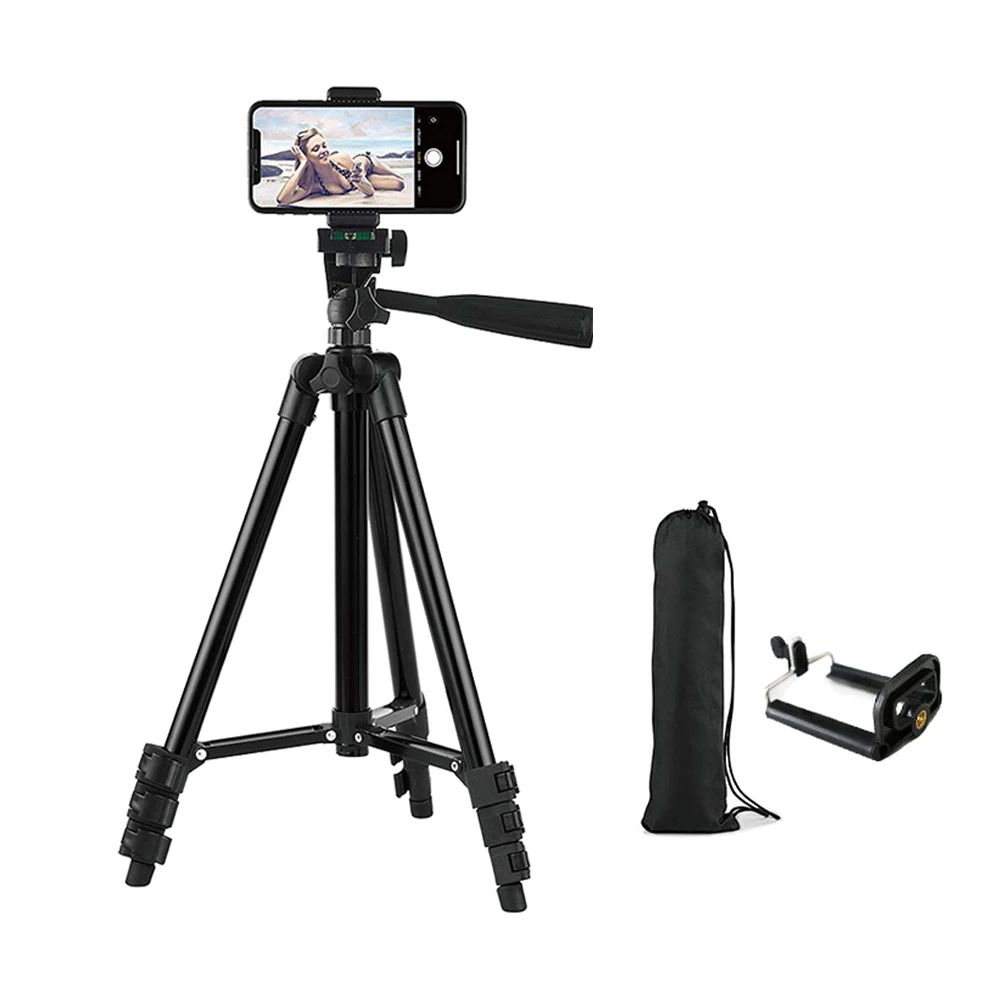 

Aluminum Lightweight tripod stand camera tripod, Black, silver