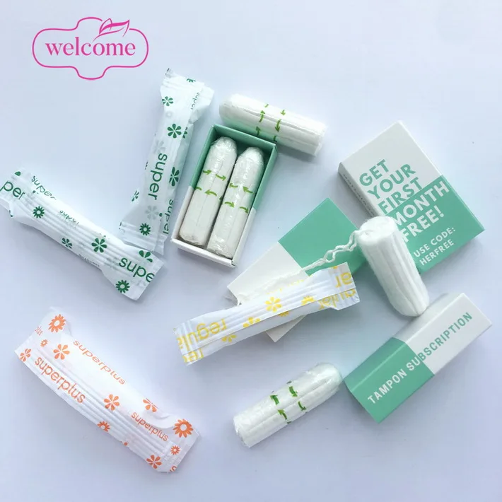 

Free Samples Shipping GOTS Certified Organic Cotton Tampon Comfort Silk Touch Feminine Hygiene Organic Tampons Private Label