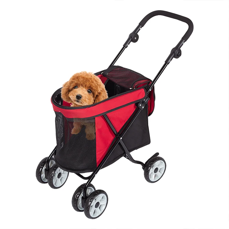 

Luxury Folding Pet Stroller for Dog /Outdoor Dog Strollers Pet Trolley For Sale / Pet Stroller Carrier