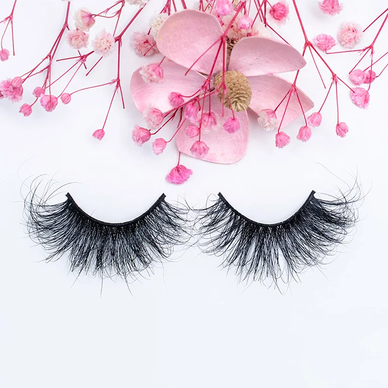 

Full Strip Real 100% Mink Lashes eyelashes vendor 25mm Mink eyelash vendor wholesale price Handmade Vegan 3D 5D Silk Lashes