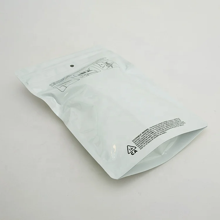 
Custom black aluminium foil stand up zip lock transparent clear window plastic food tea bag packaging 