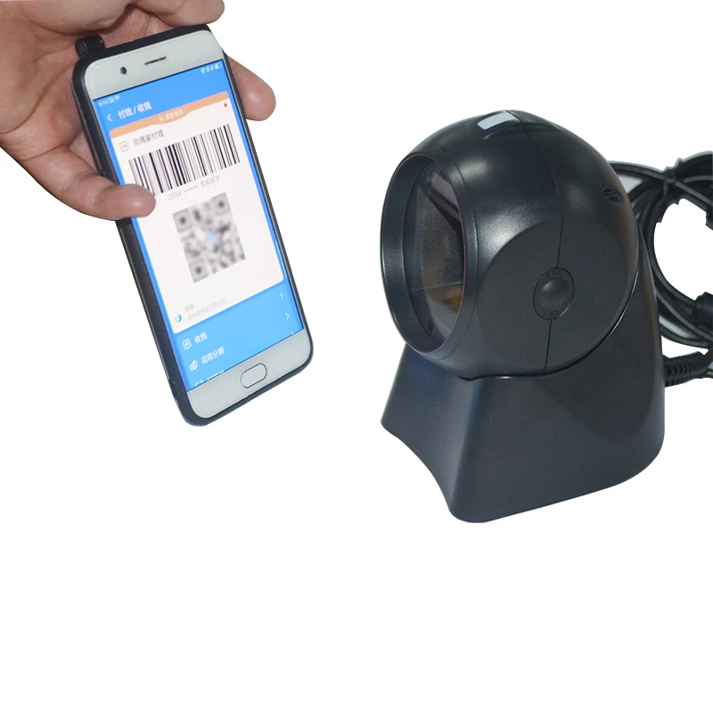 

D40-21 1D 2D POS Desktop barcode scanner qr code scanner module omnidirectional barcode scanner for supermarket retail stores