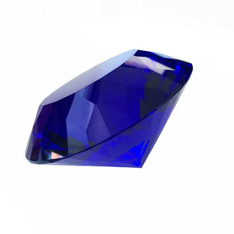 

Dark Blue  1pcs Crystal Diamond Cut Shape Paperweights Glass Gem Home Display