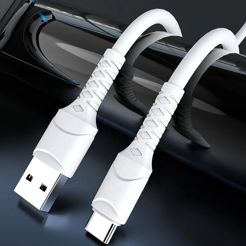 

WIK-YT 3A Wholesale TPE Micro Cabl Long Sleeve USB-C Fast Charge Charging Cable USB