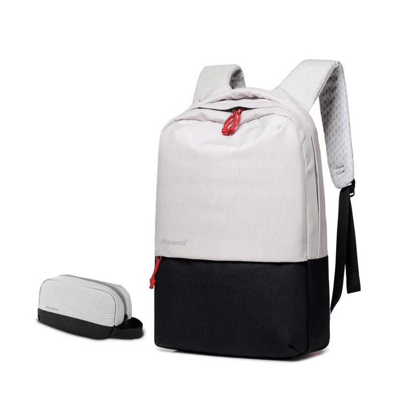 

Factory Nylon Allover Printing Saft Pocket Lightweight Backpacking Backpacks Waterproof Bag Laptop Backpack With Earphone Hole, As picture nylon laptop backpack