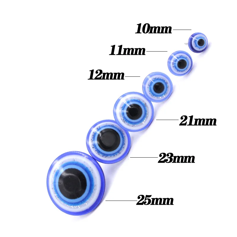 

8MM-25MM Resin blue eye stainless steel studs for man woman, Blue color
