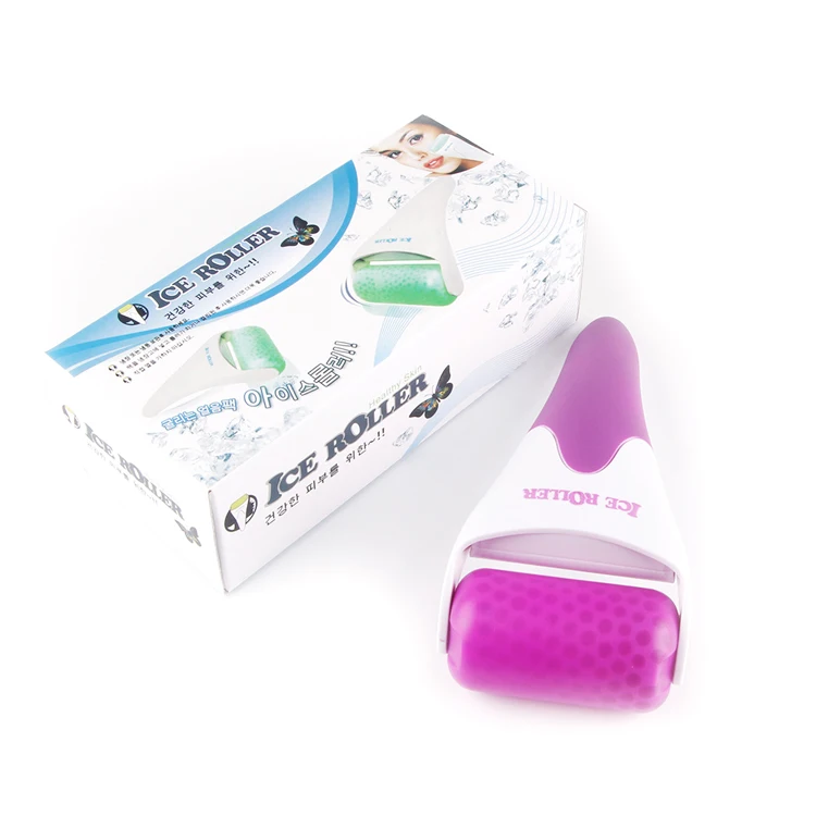 

Best Quality massage roller ice filla le for face rose gold