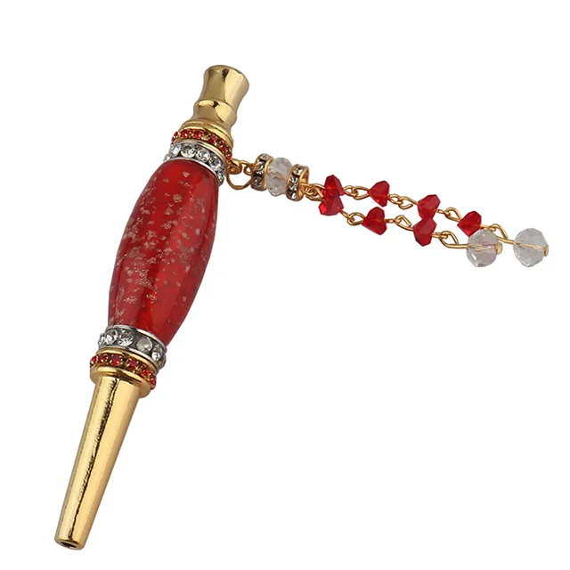 

Cigarette Holder with diamond-studded luminous smoking pipe, Green, red,pink,green