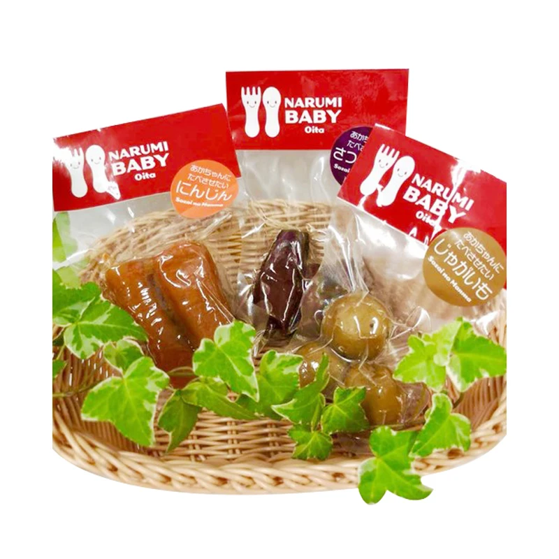 
without additives Japanese safe slicing mini carrot packaging 