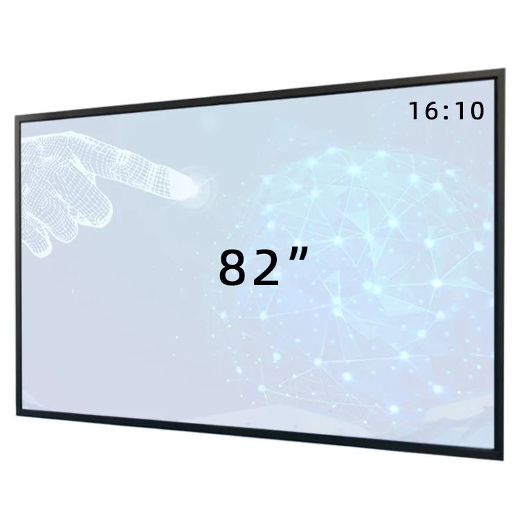 

china factory 82 inch ir touch frame multi touch with usb overlay kit