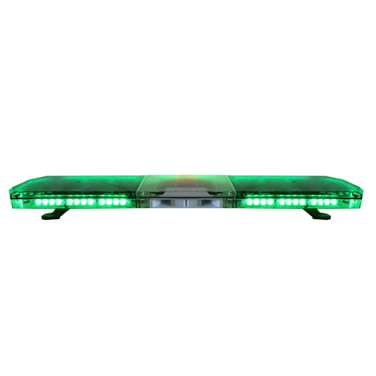 Color Green and cool alarm Led car roof top emergency vehicle light bar for private security patrol car