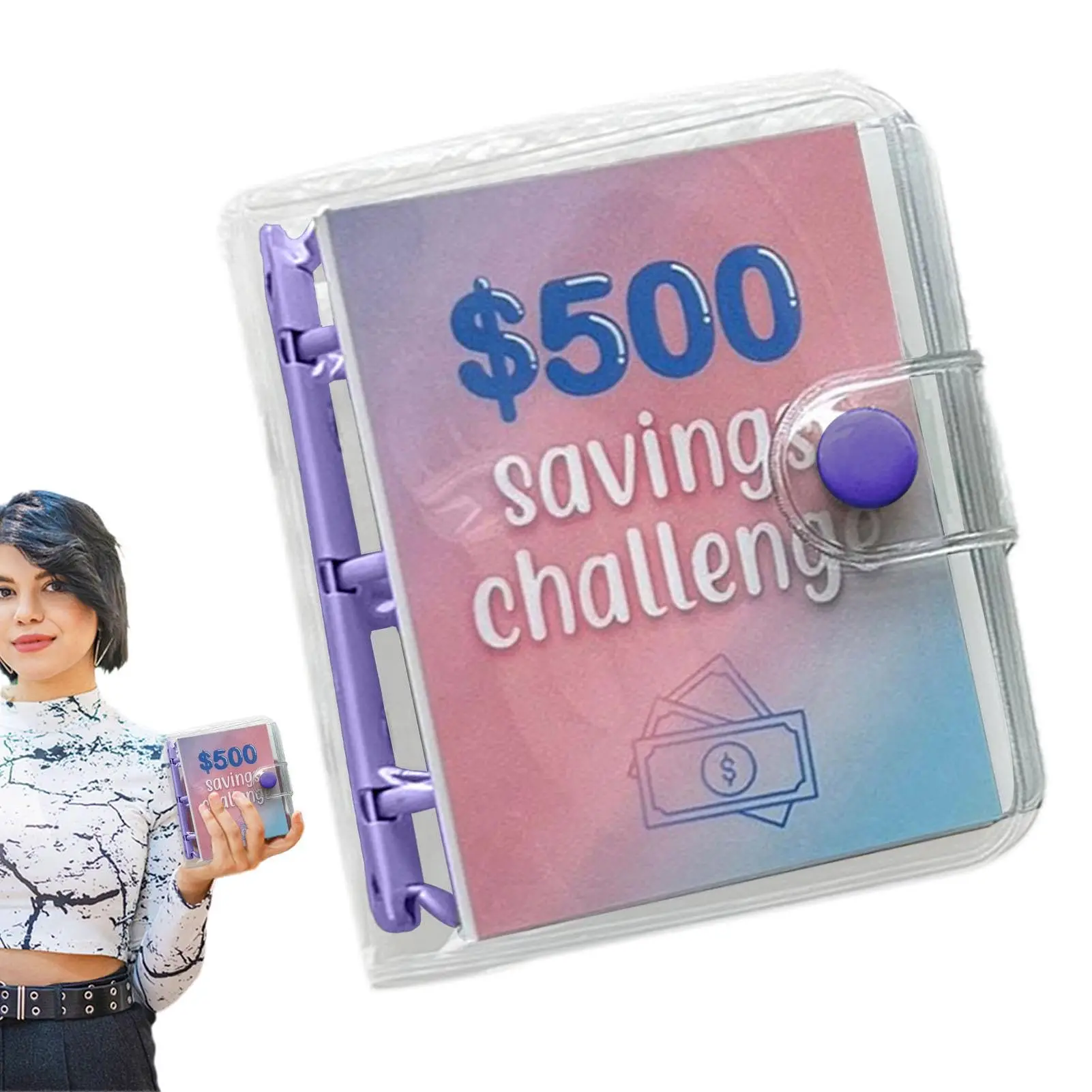

mini 100 envelope savings challenge budget planner cash stuffing binder money challenge budget binder sheets with envelopes