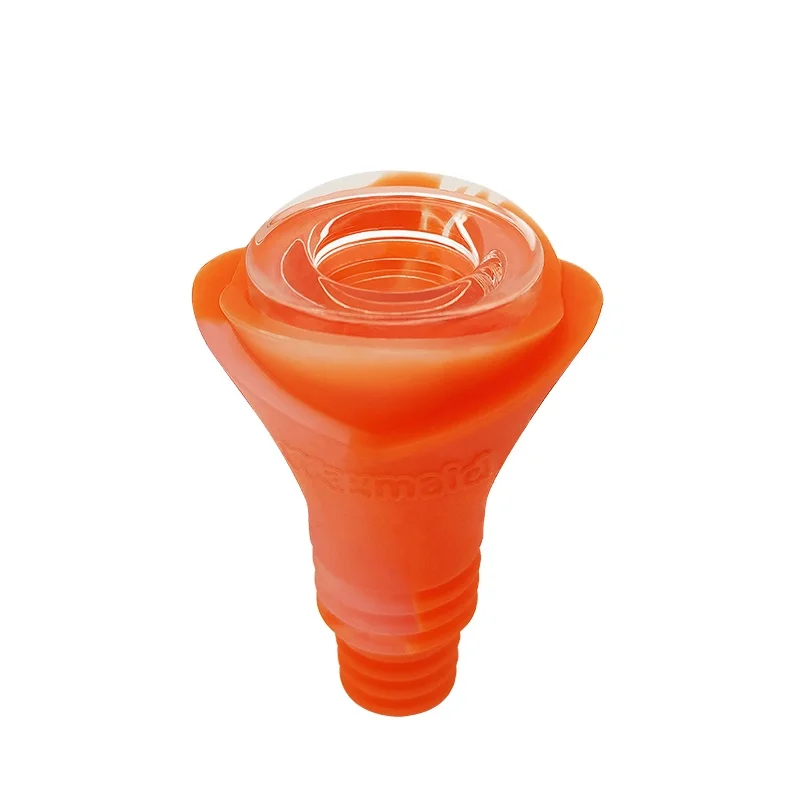 

Wholesale Smoking Accessories Custom Durable silicone glass bowl for 12pcs/display Boxes, 6 colors