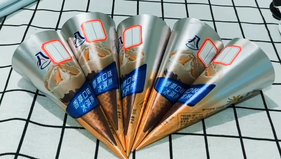 Youchuang Cone Paper Cup Ice Cream Rolled Sleeve With Printed - Buy Ice ...