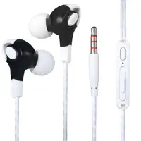 

2019 Hot sale universal mobile handsfree headphones wired earphone sport headset with mic for phone