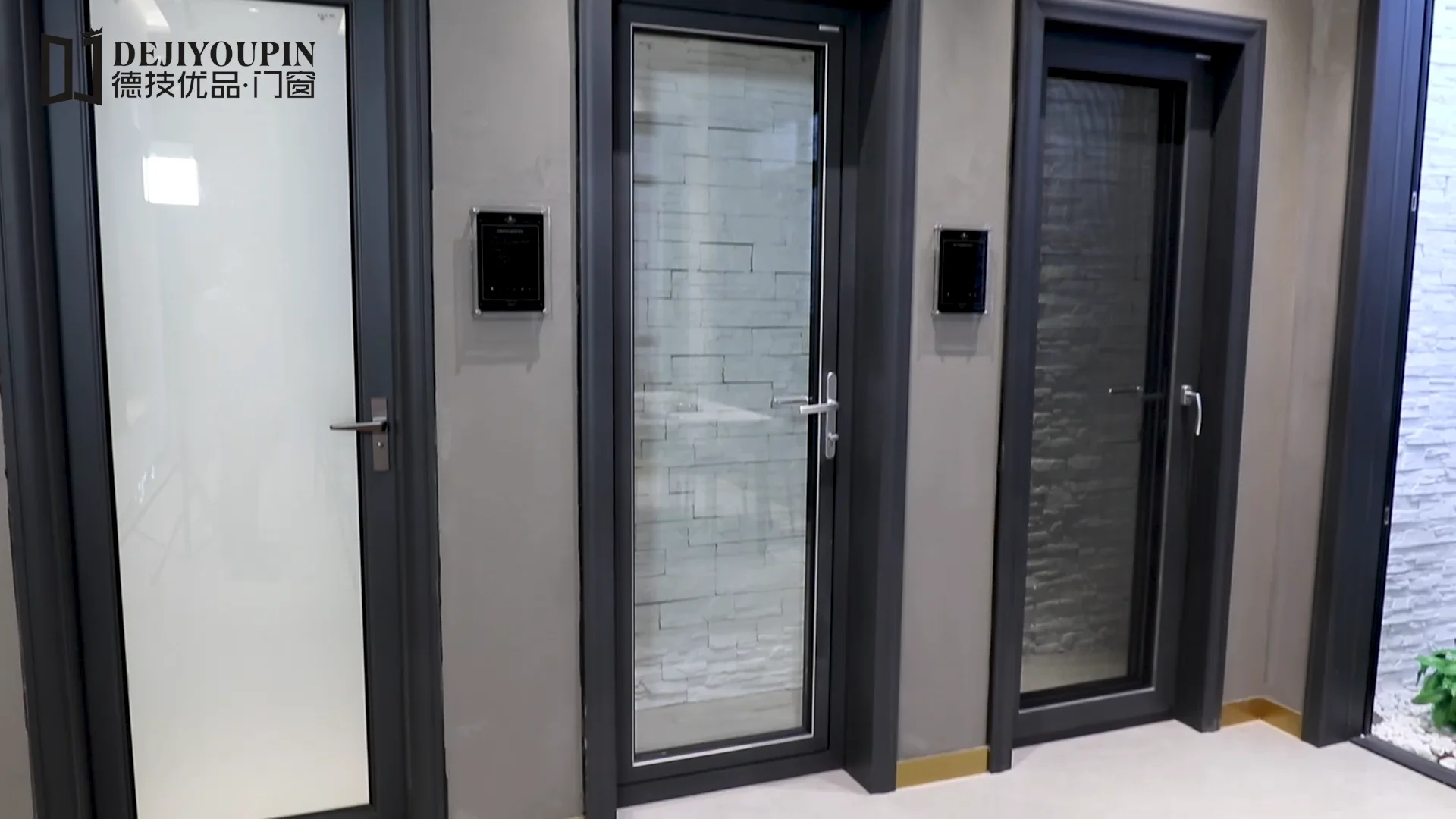 double glass french casement aluminum residential door