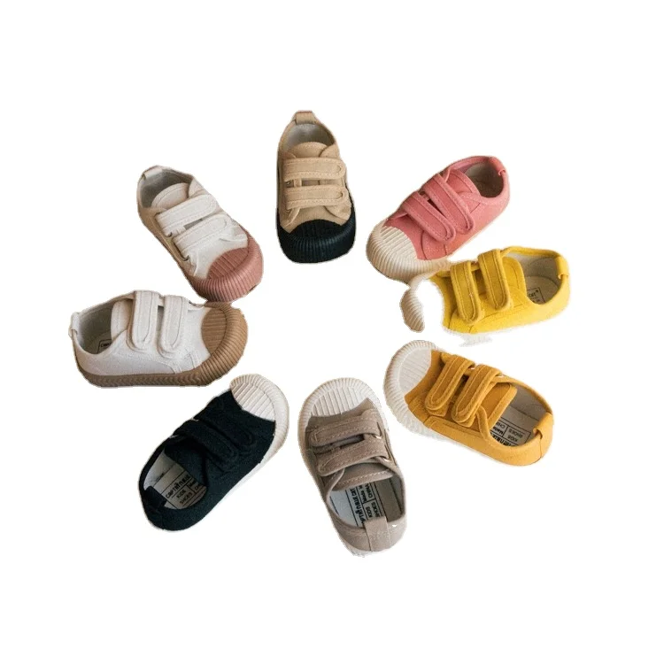 

Children's new canvas shoes kids shoes Children's Korean comfortable breathable board shoes, 8 colors