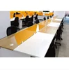 Modern white artifical stone bank furniture work station cashier check out counters