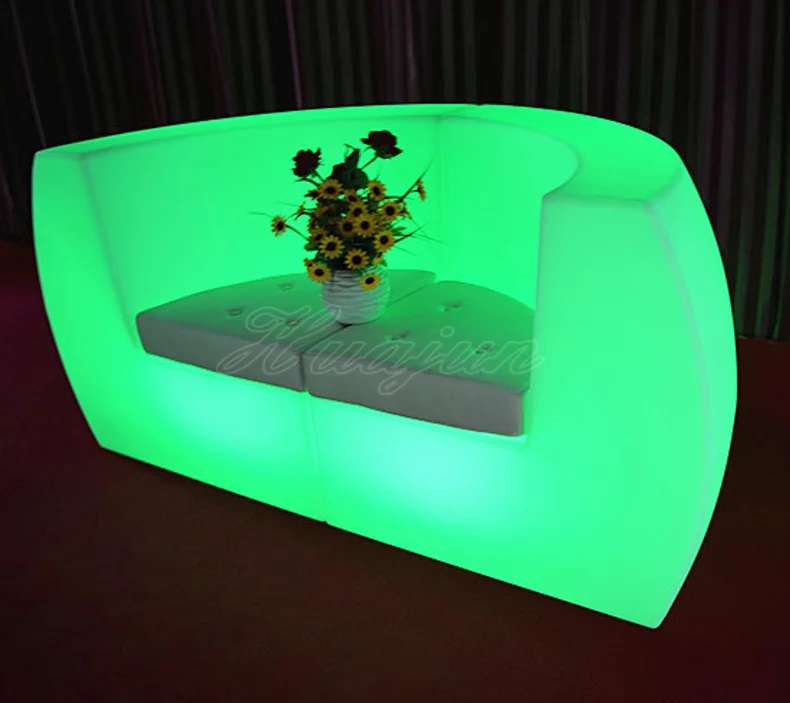 
lighting outdoor furniture/ light up sofa / rechargeable outdoor led furniture 