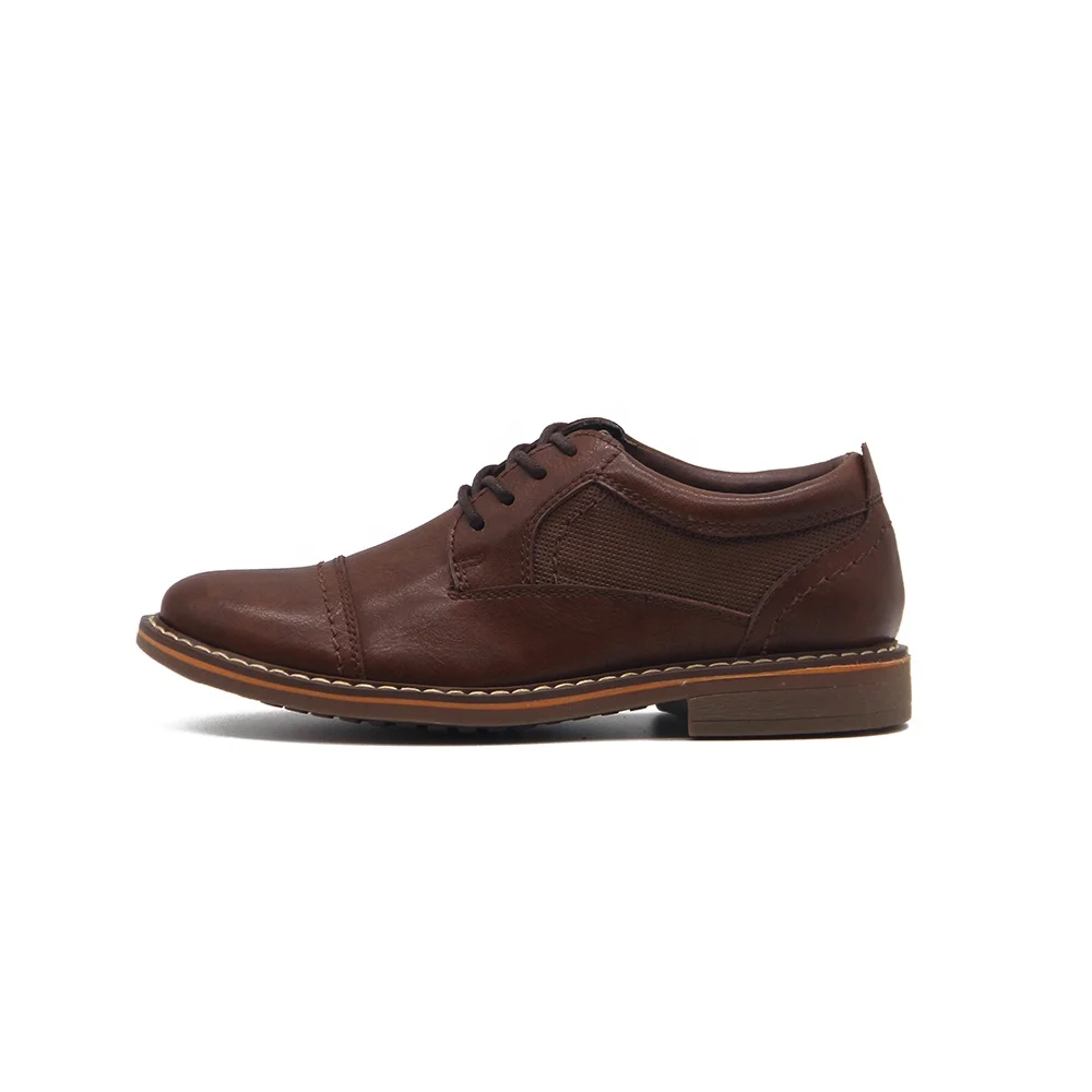 

Brown Custom Fashion Casual Boys Boots Kids Genuine Leather Shoes