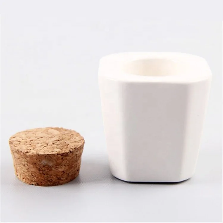 
Nail Art Can Acrylic Nails Dappen Dish Deramic Cup Square White and Black 