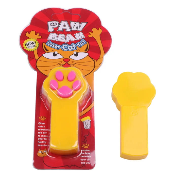 

Newest Creative Cat Stick Toy Footprints Paw Print Cat Supplies Led Infrared Laser Funny Cat Pen Toys