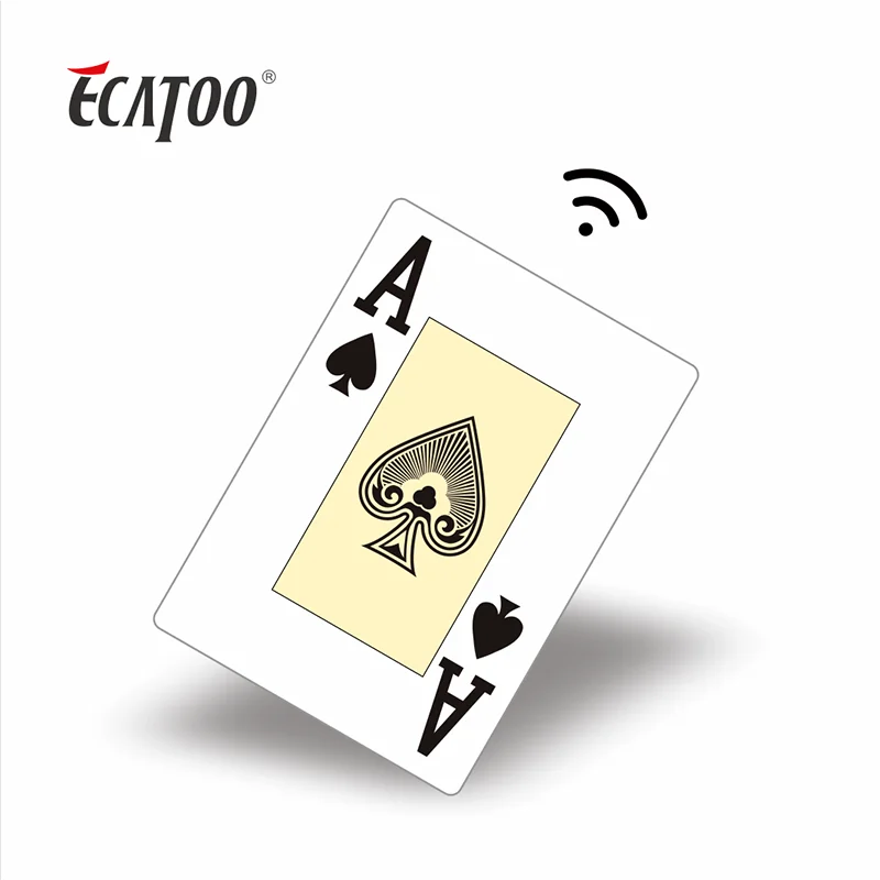 

Professional Anti-cheating HF 13.56MHz Chip Gambling Poker Playing Card, Customized color