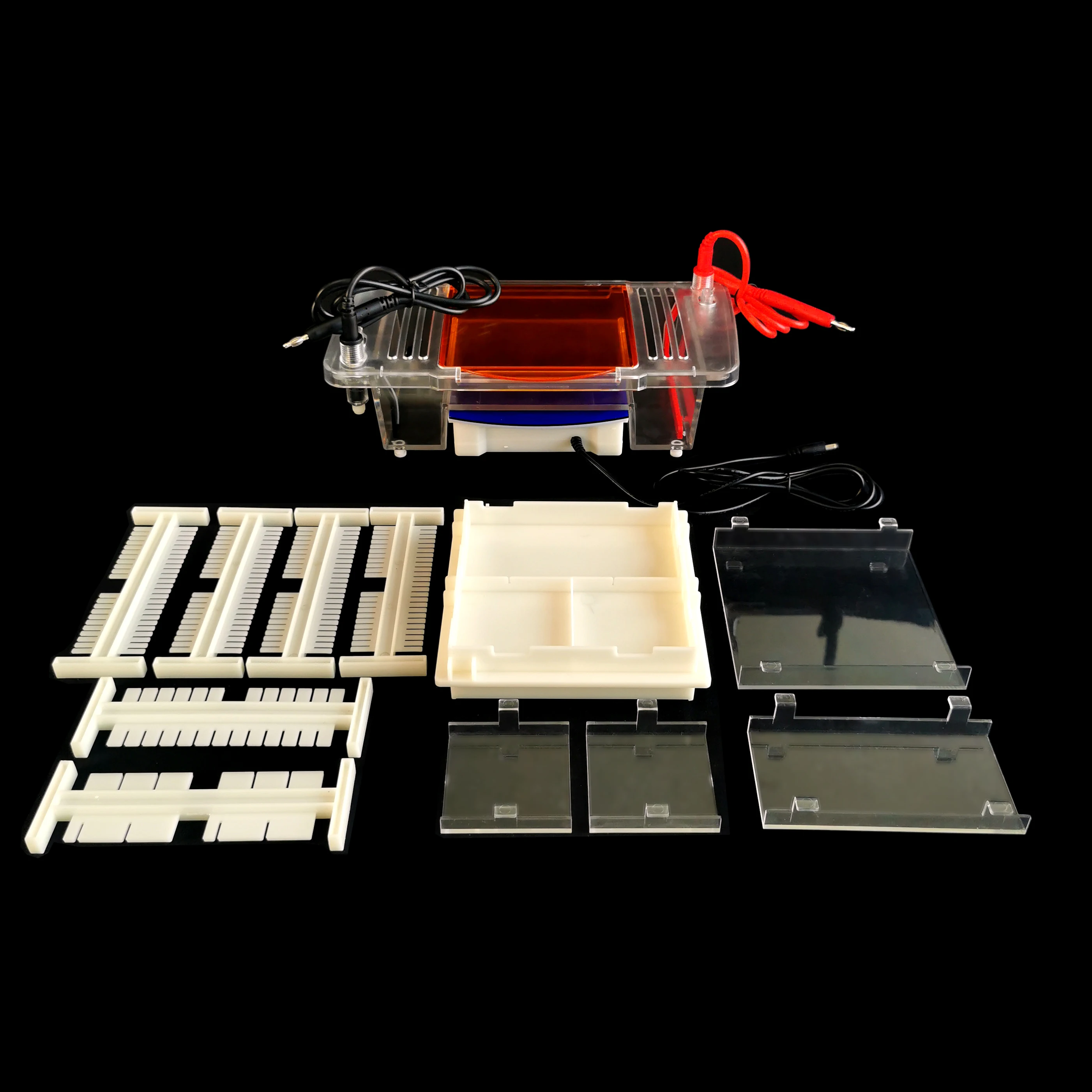 

Gel Electrophoresis System Integrated Horizontal Electrophoresis System with blue light glue meter SVL-2