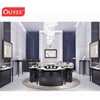 Modern Jewelry Aluminum Glass Display Showcase/Lockable Glass Vitrine Showcase Display Cabine Jewellery Store Layout Design