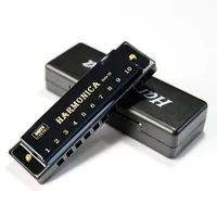 

Fashion Style Musical Instruments Personalize Colorful Harmonica Blues Education Toy Harmonica 10 Hole