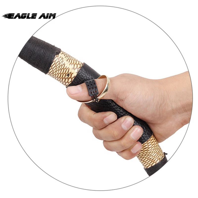 

Bow Archery Brass Finger Thumb Ring for Archery Hunting Catapult Accessories