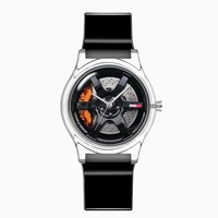 

Customize Print Car Watches Sport Platic Watches Car Rim Own Design Wheel Watch