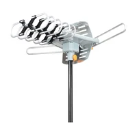

150 Miles 4K Outdoor digital TV antenna with 360 turning degree support UHF/VHF/FM and DVBT ISDBT ATSC