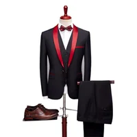 

Factory wholesale 3 piece wedding suit slim fit business men's suit
