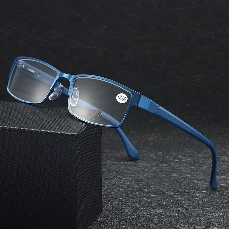 

Newest Fashion Design Square Metal TR90 Frame Glasses Reading Glasses